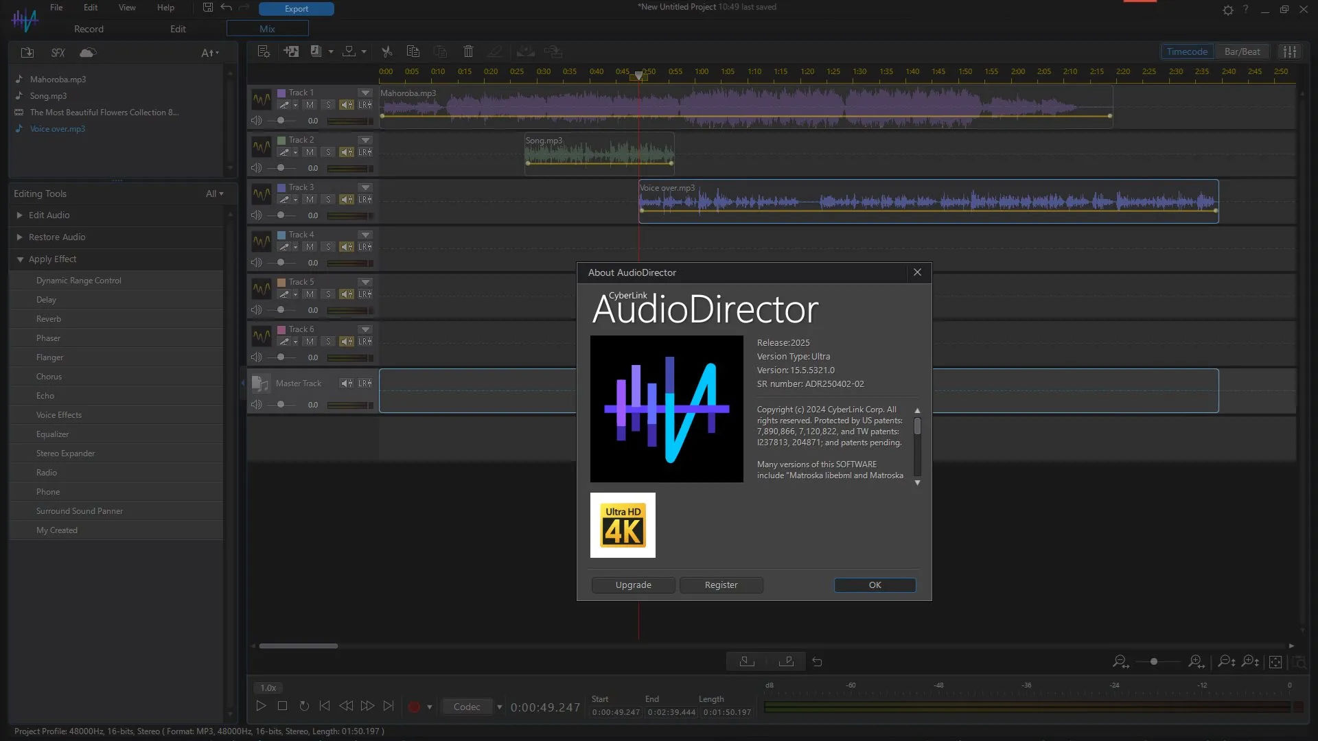 Working with CyberLink AudioDirector Ultra 15.3.5119.0 full license Working with CyberLink AudioDirector Ultra 15.3.5119.0 full license