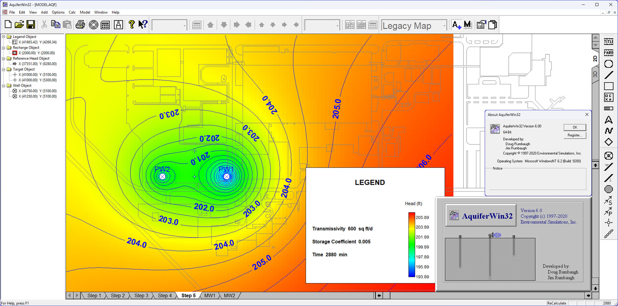 Working with ESI AquiferWin32 6.0 full license