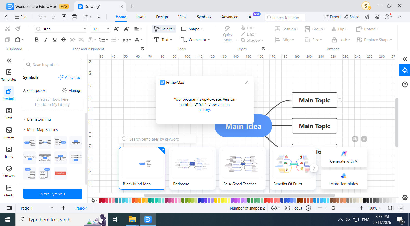 Working with EdrawMax Ultimate 15.1.4.1481 Multilingual full