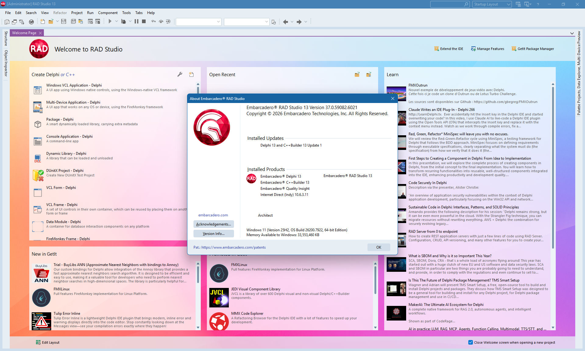 Download Embarcadero RAD Studio 13.1 v37.0.5902.6021 full Download Embarcadero RAD Studio 13.1 v37.0.5902.6021 full