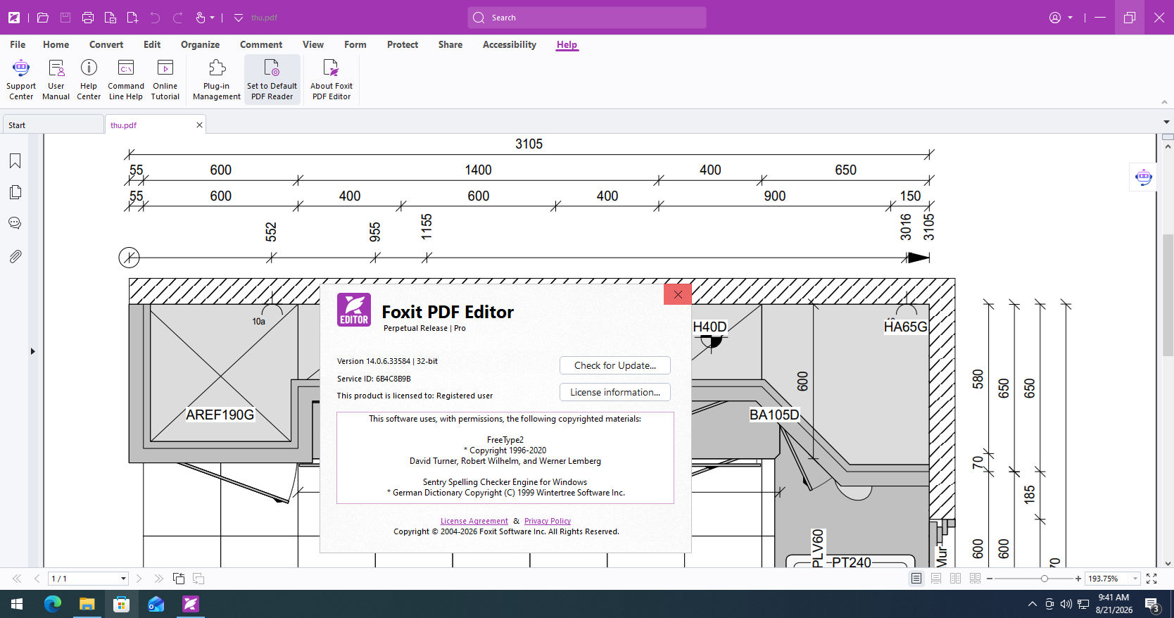 Working with Foxit PDF Editor Pro 14.0.6.33584 Multilingual full license