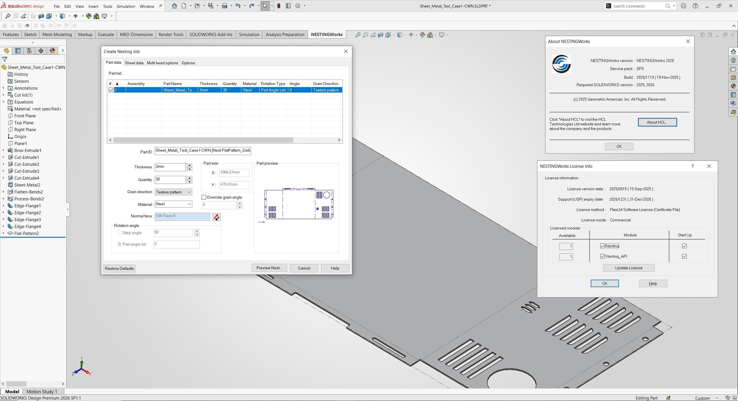Download Geometric NestingWorks 2026 SP0 for SolidWorks 2025-2026