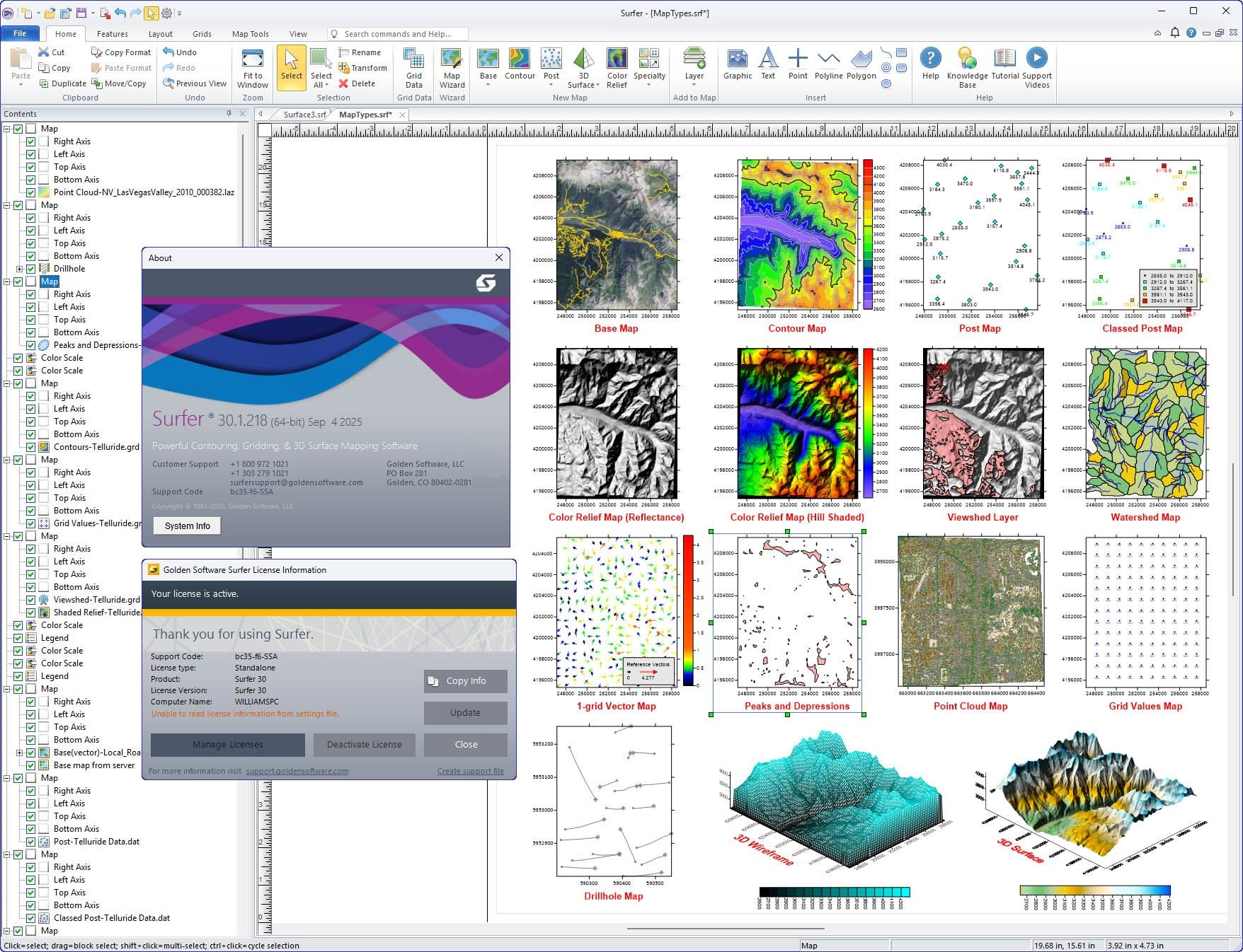 Working with Golden Software Surfer 30.1.218 full license