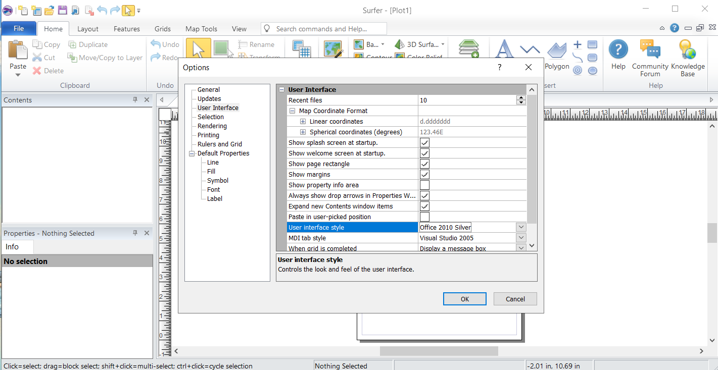 Working with Golden Software Surfer 31.4.342 full license