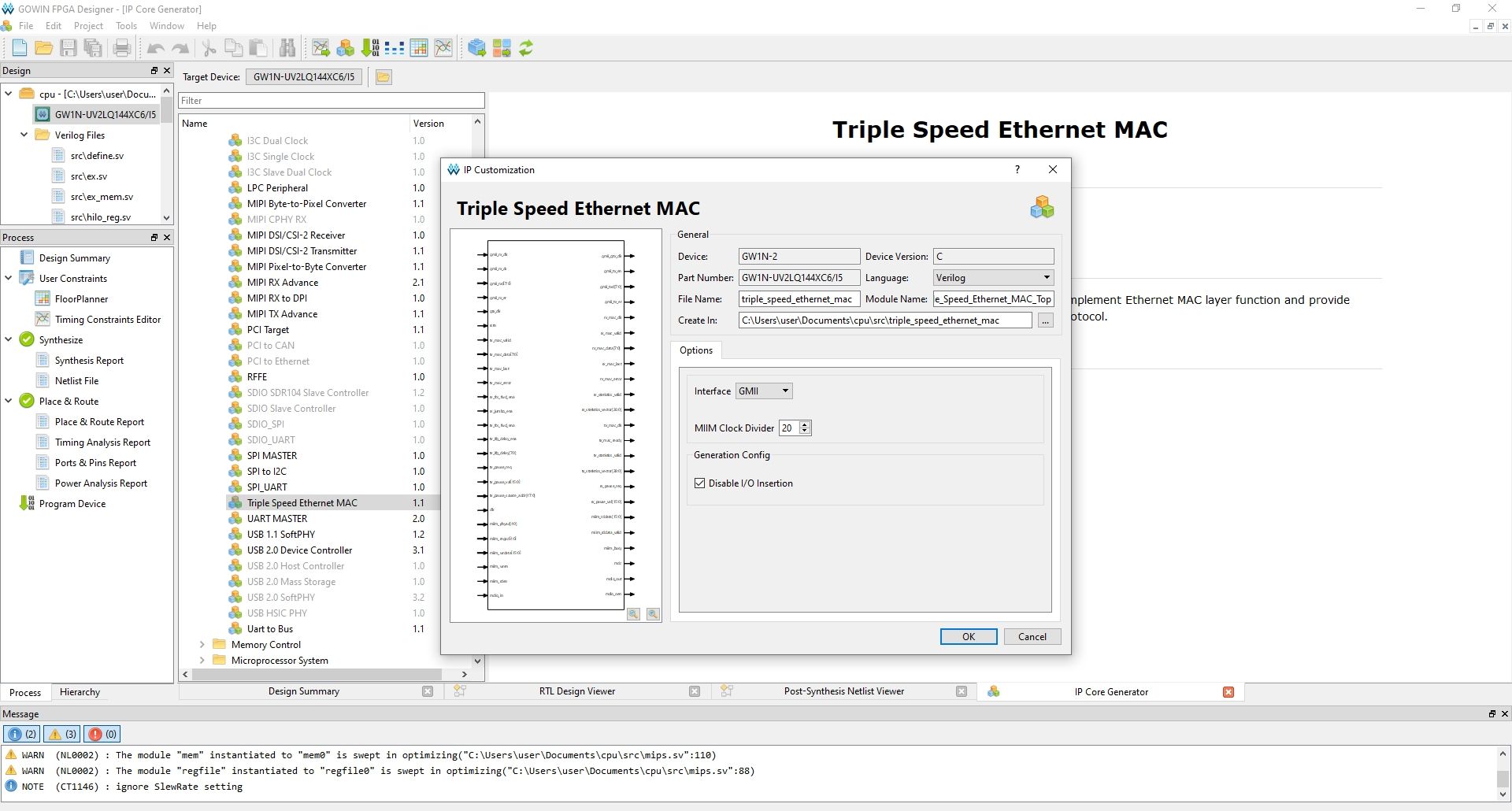 Working with Gowin EDA (FPGA Designer) 1.9.12 full license