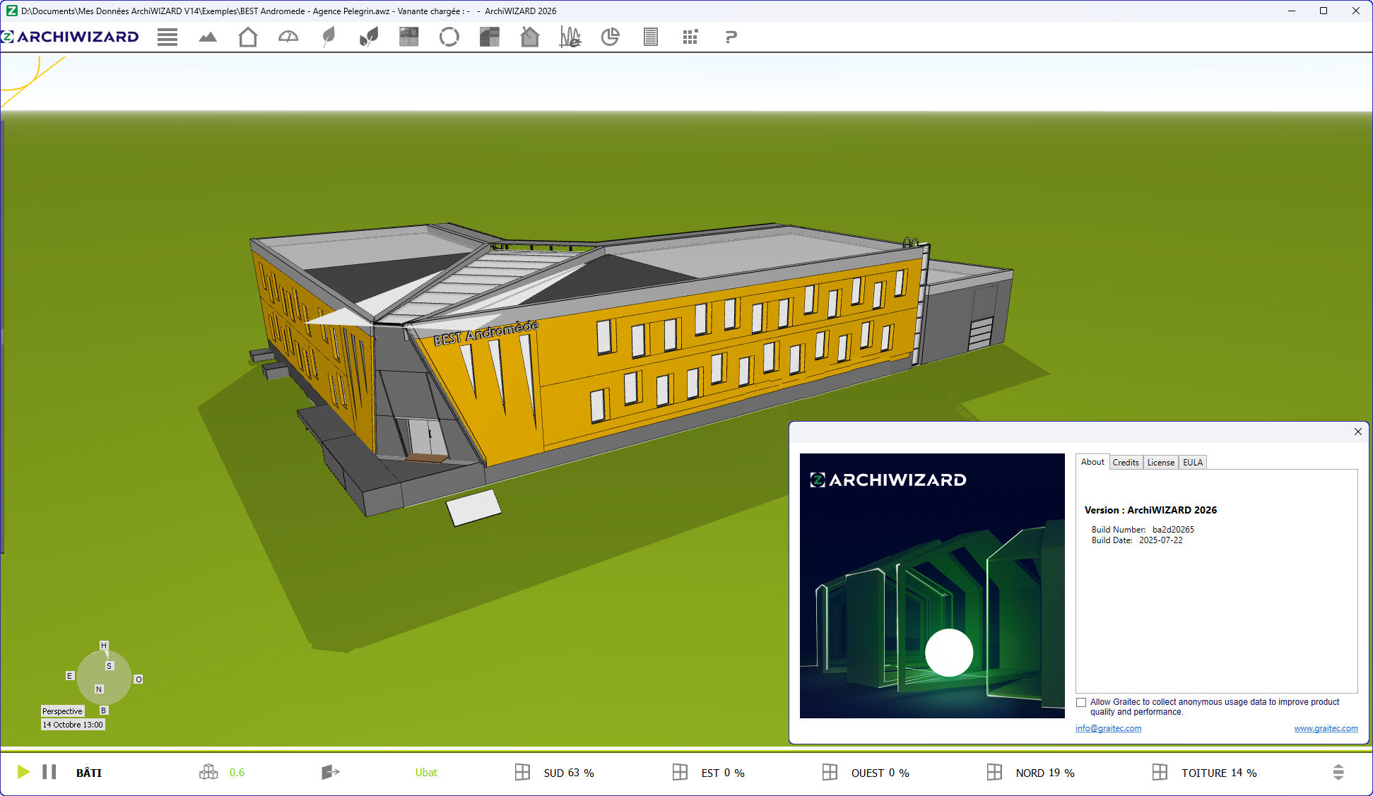 Working with Graitec ArchiWIZARD 2026 full activated