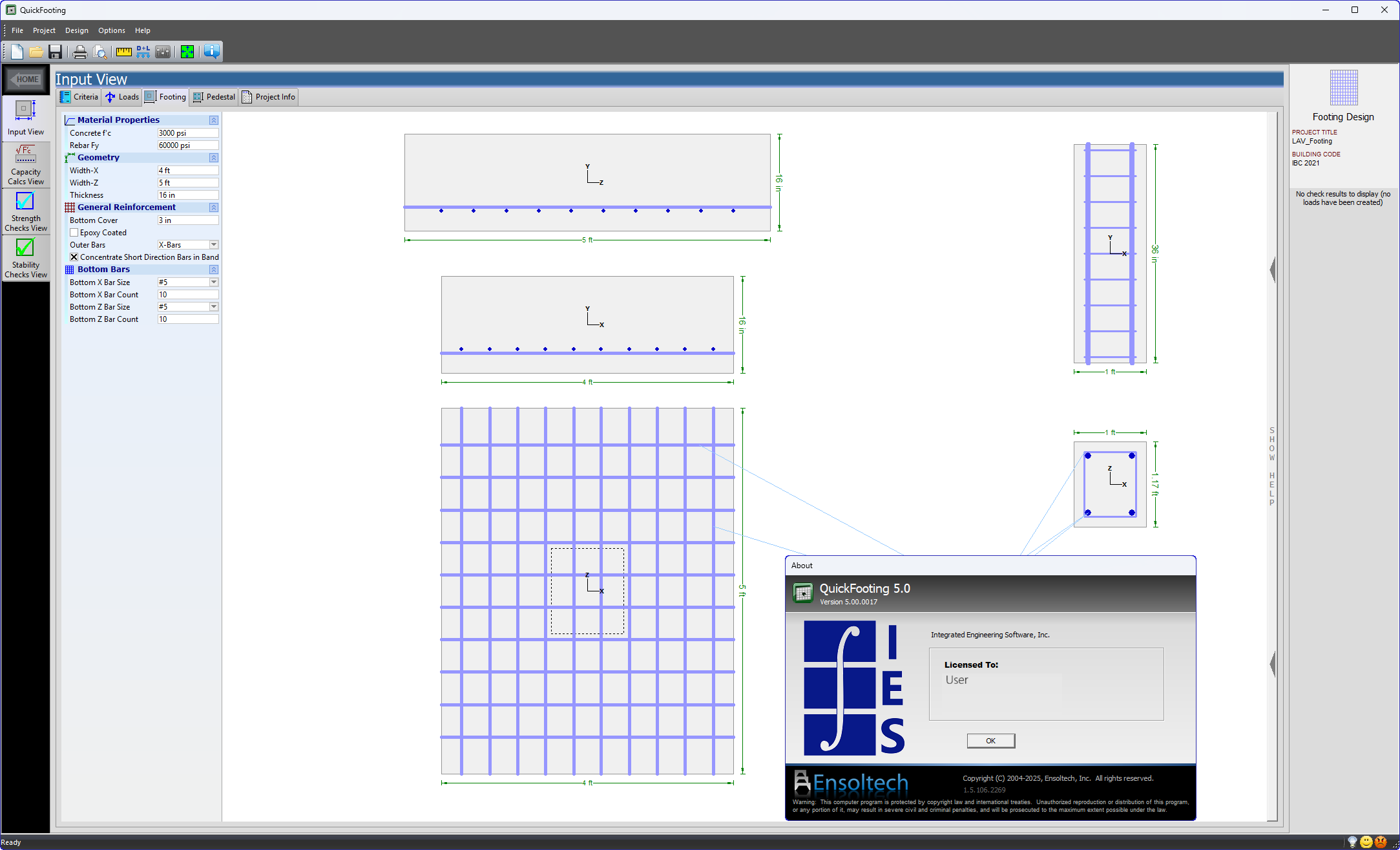 Working with IES QuickFooting 5.0.0017 full license Working with IES QuickFooting 5.0.0017 full license