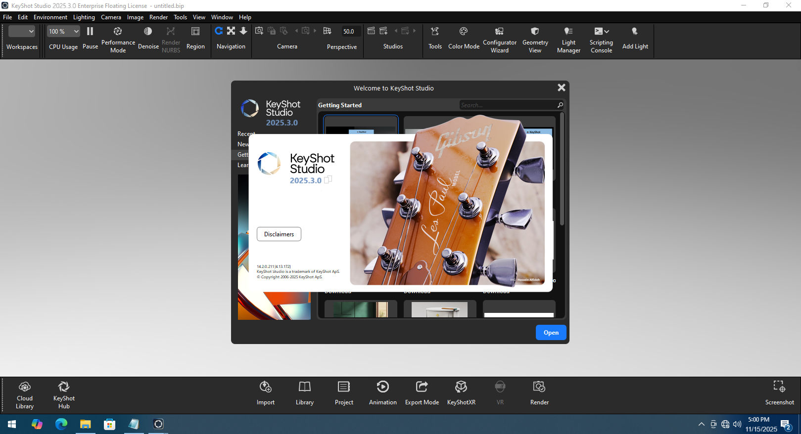 Working with KeyShot Studio Enterprise 2025.3 v14.2.0.211 full license Working with KeyShot Studio Enterprise 2025.3 v14.2.0.211 full license
