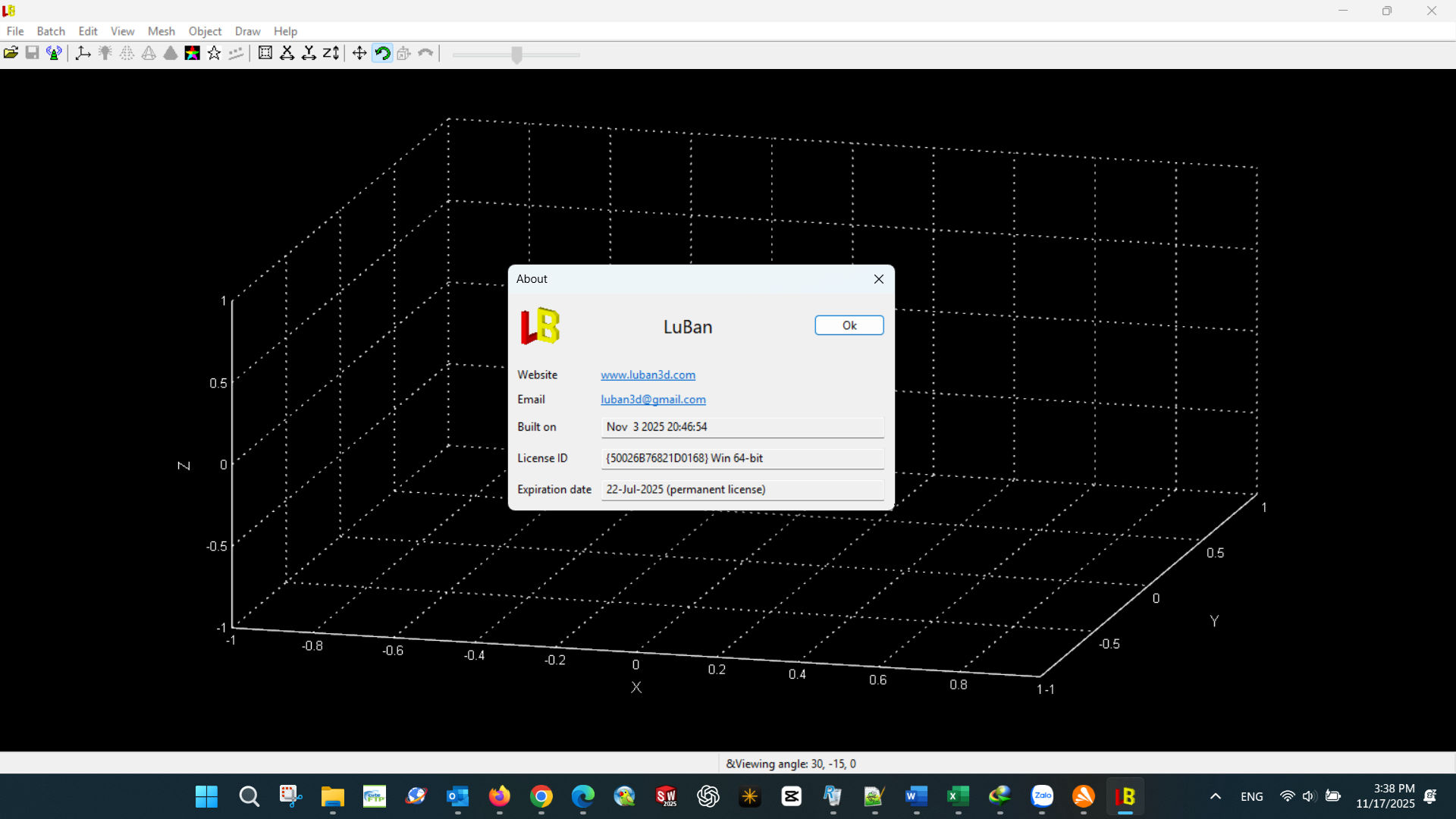 Working with LuBan 3D v03.11.2025 full license forever