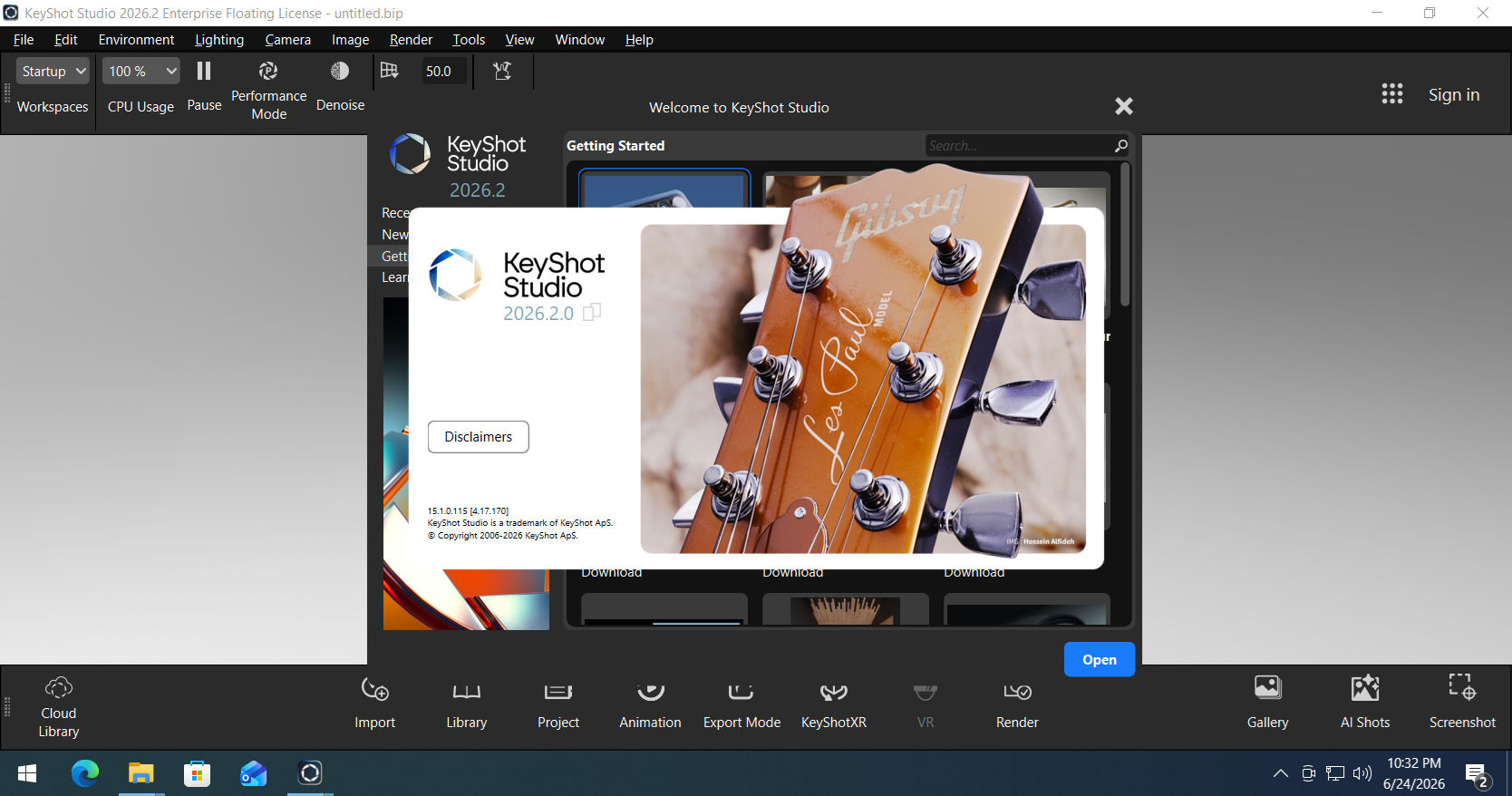 Download Luxion KeyShot Studio Enterprise 2026.2 v15.1.0.115 Download Luxion KeyShot Studio Enterprise 2026.2 v15.1.0.115
