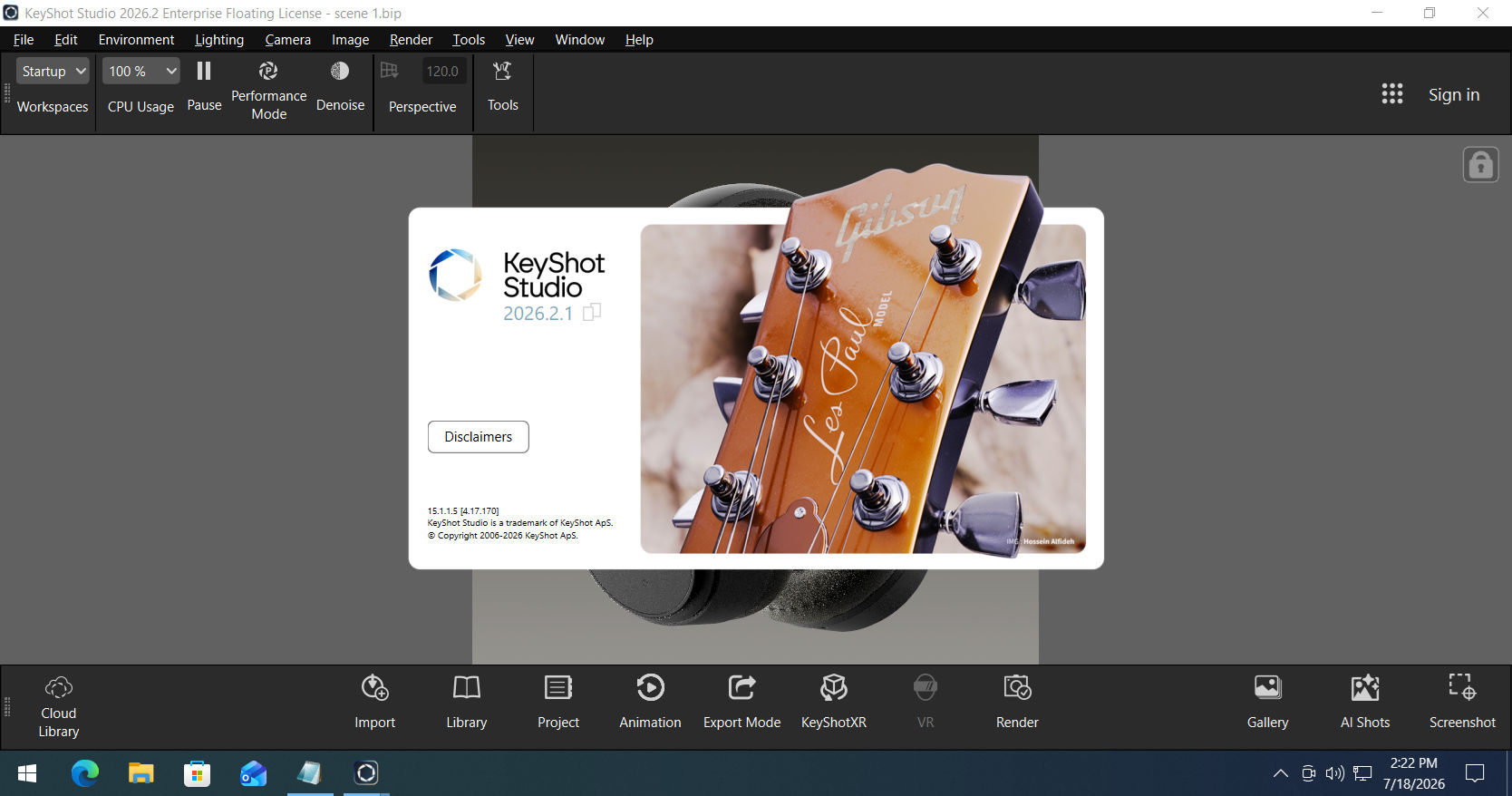 Download KeyShot Studio Enterprise 2026.2.1 v15.1.1.5 x64 full Download KeyShot Studio Enterprise 2026.2.1 v15.1.1.5 x64 full
