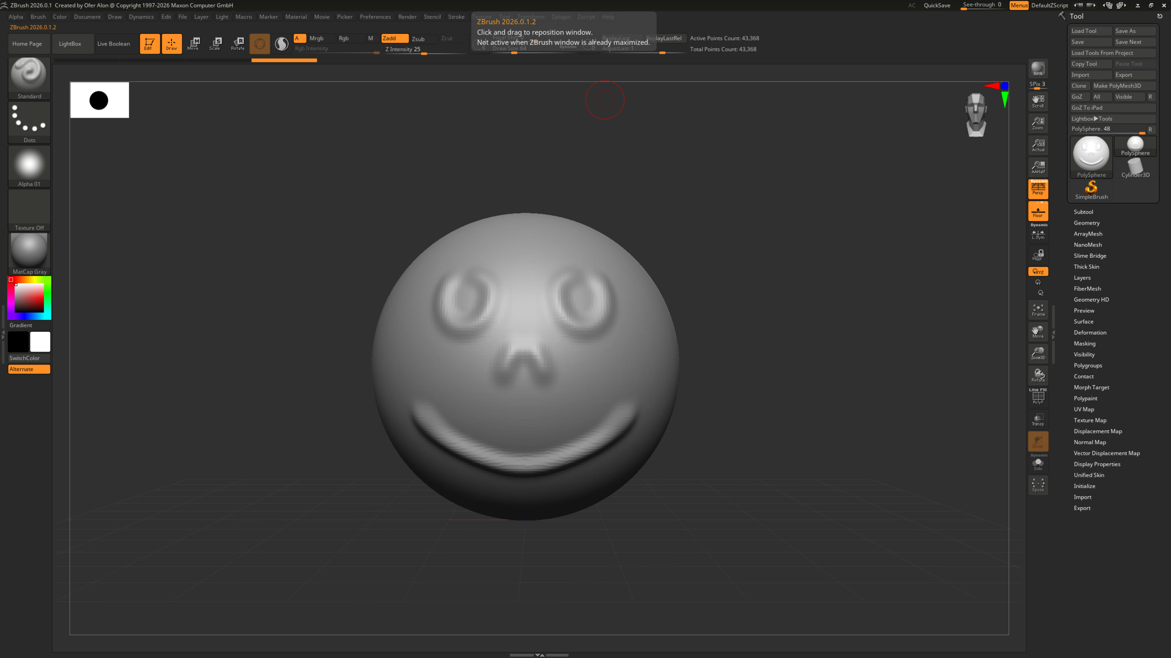 Working with Maxon ZBrush 2026.0.1.2 full activated