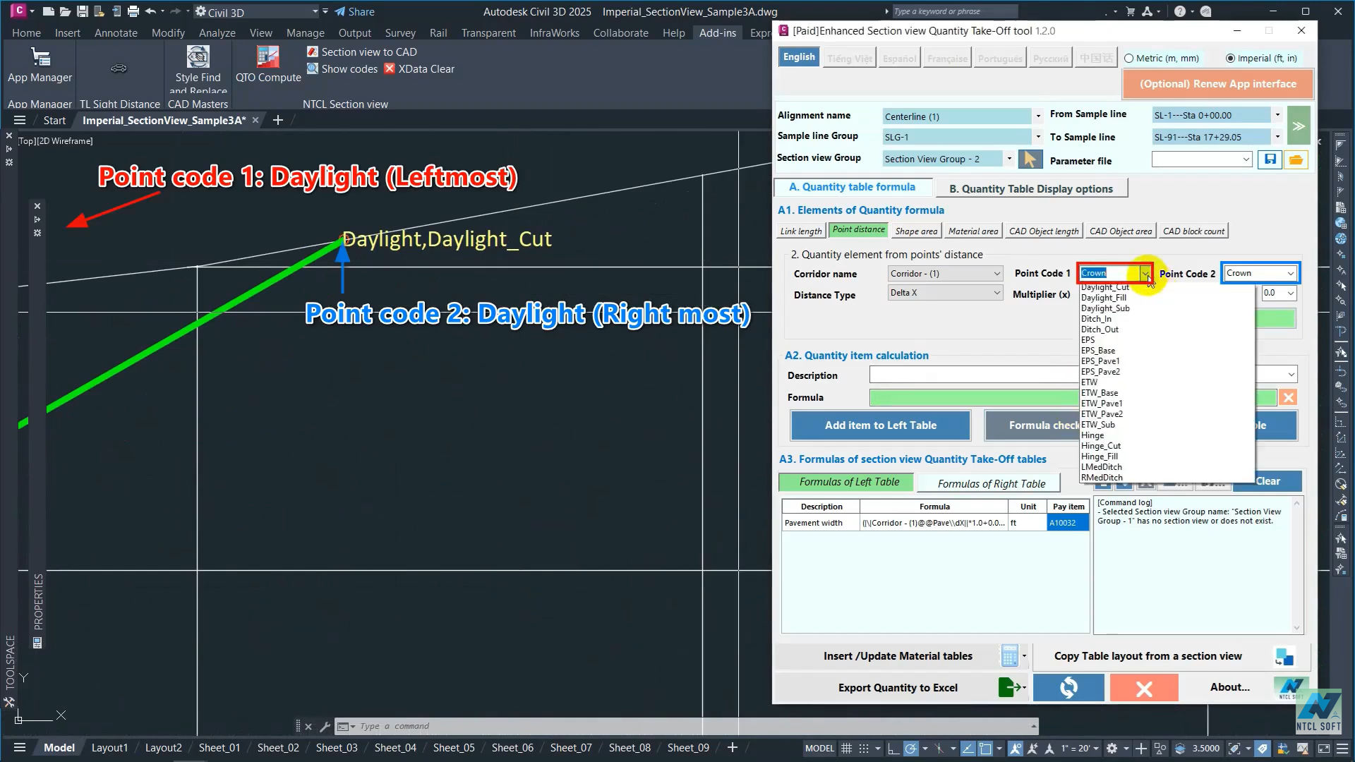 Working with NTCL Soft Section view Quantity Take-Off tool 1.2.0 full Working with NTCL Soft Section view Quantity Take-Off tool 1.2.0 full