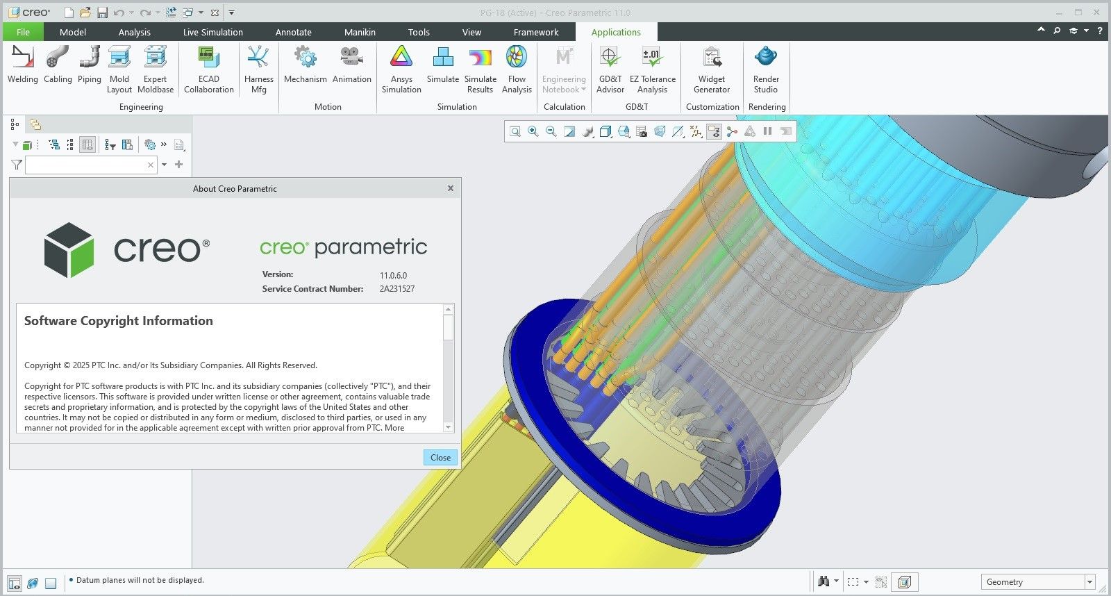 Working with PTC Creo 11.0.6.0 full activated Working with PTC Creo 11.0.6.0 full activated