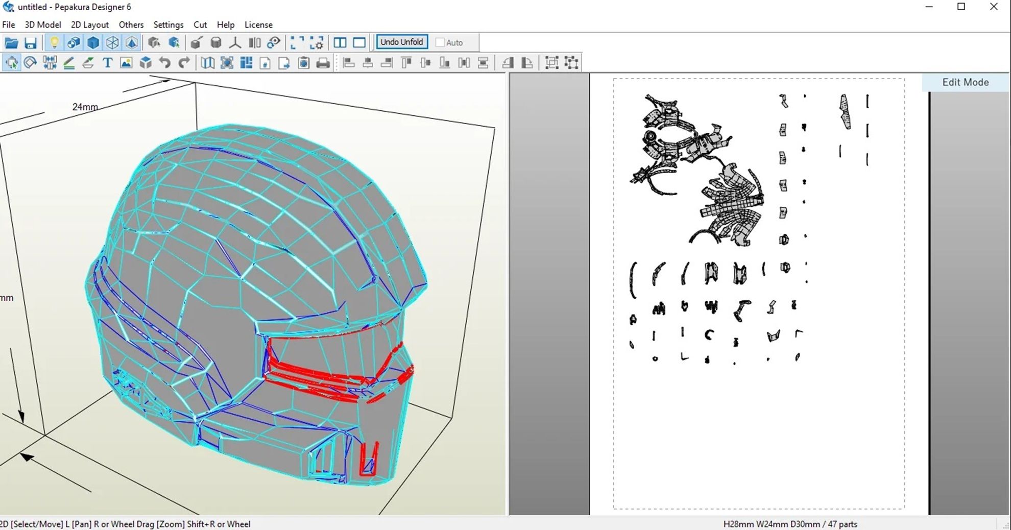 Download Pepakura Designer 6.1.8 x64 full license forever