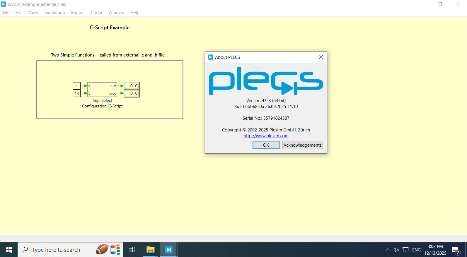 Working with Plexim Plex Standalone 4.9.8 full license