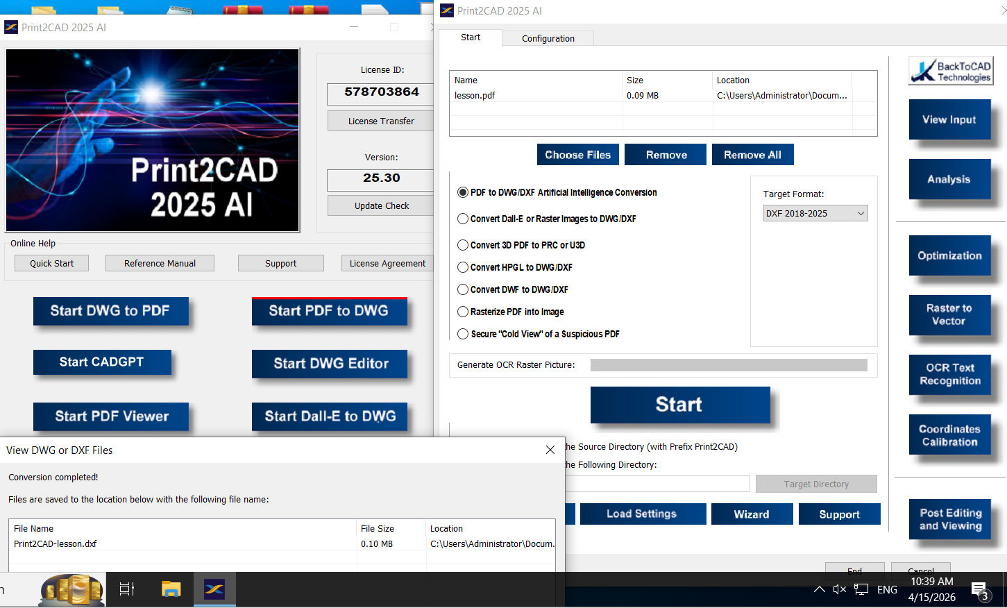 Download Print2CAD 2025 AI v25.30a x64 full license forever