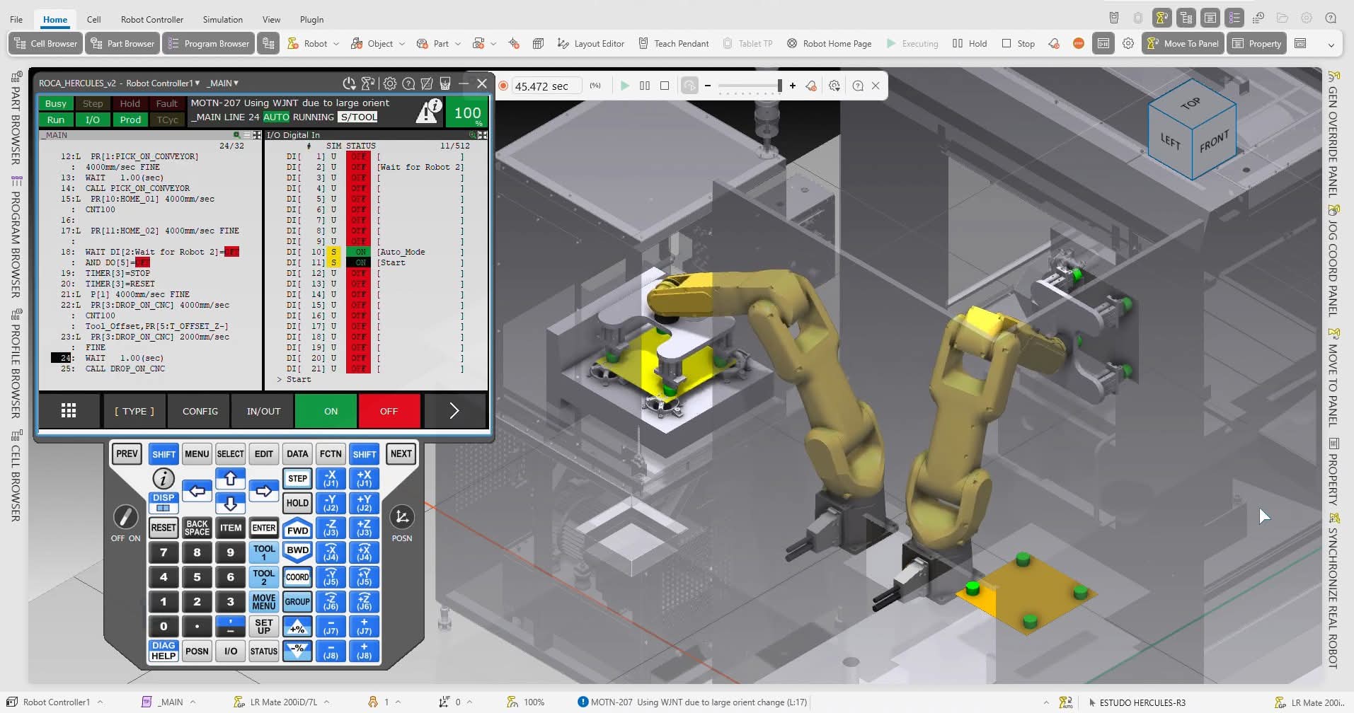 Working with ROBOGUIDE v10 RevD full activated