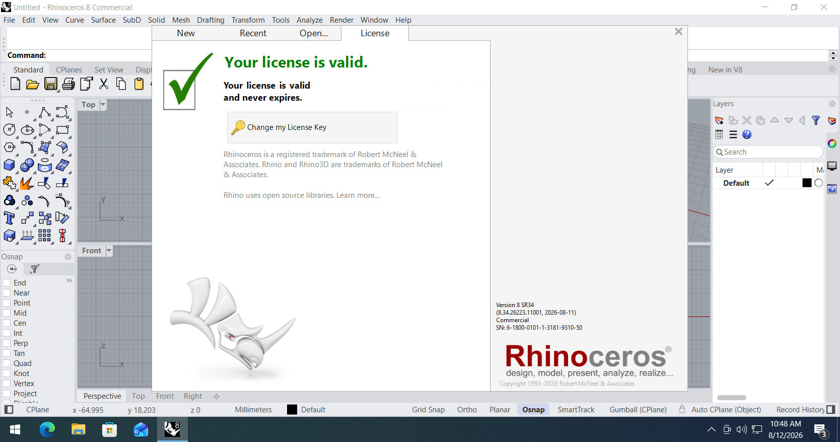 Download Rhinoceros 8.34.26223.11001 win64 full license Download Rhinoceros 8.34.26223.11001 win64 full license