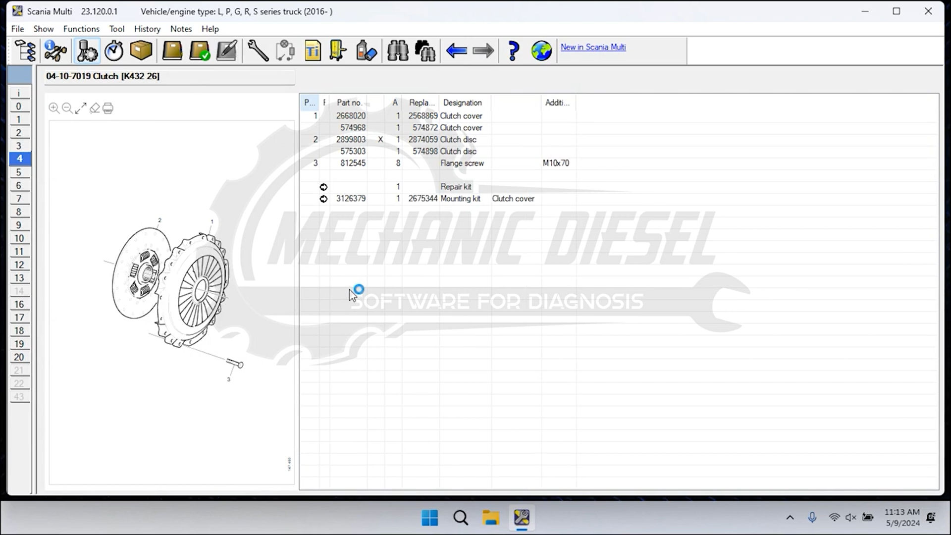 Working with Scania Multi 23.120.0.1 full activated