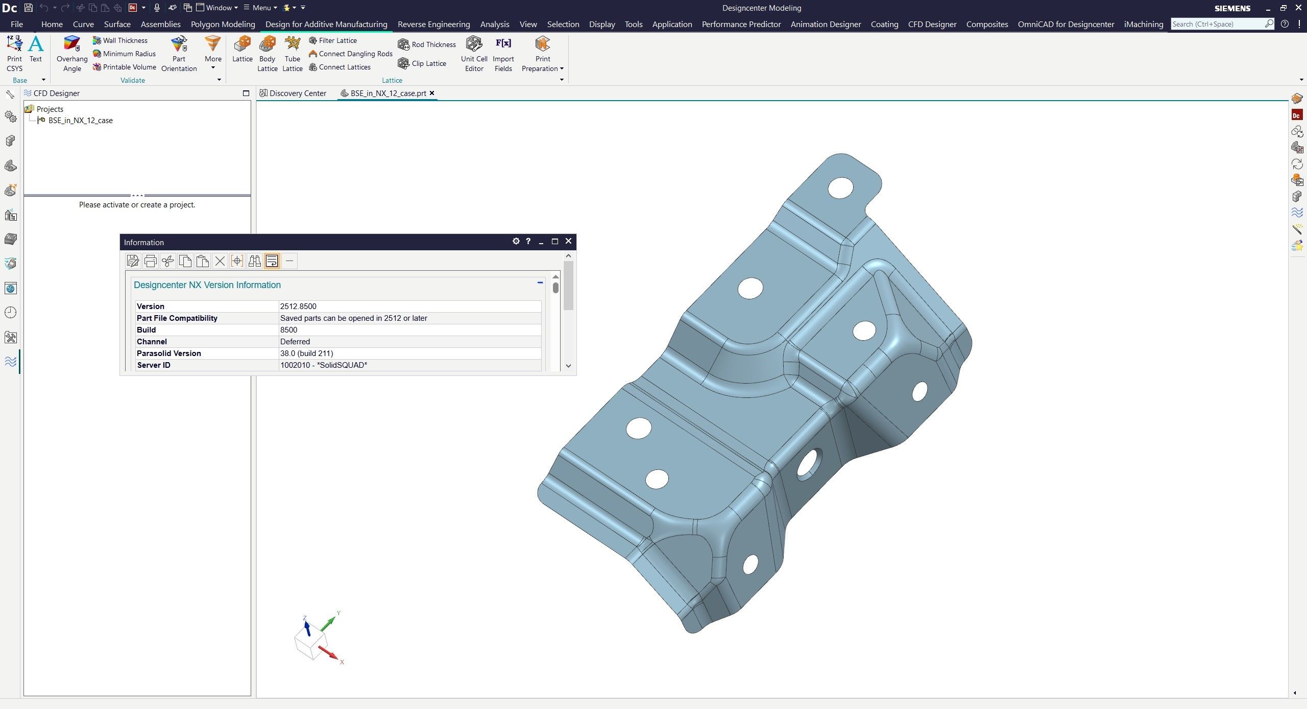 Working with Siemens DesignCenter NX 2512 Build 8500 full license