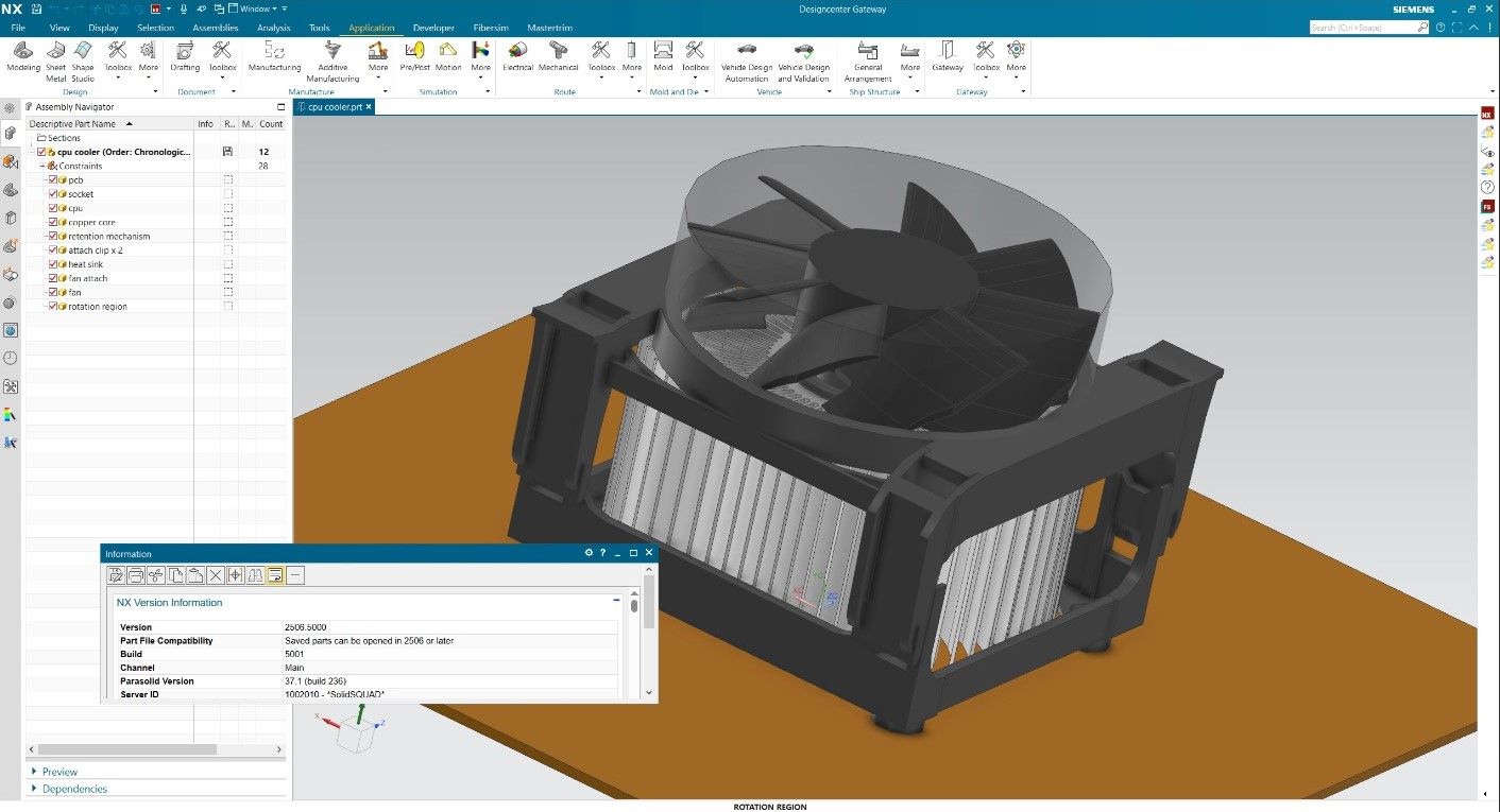 Working with Siemens NX 2506 Build 5001 full activated Working with Siemens NX 2506 Build 5001 full activated