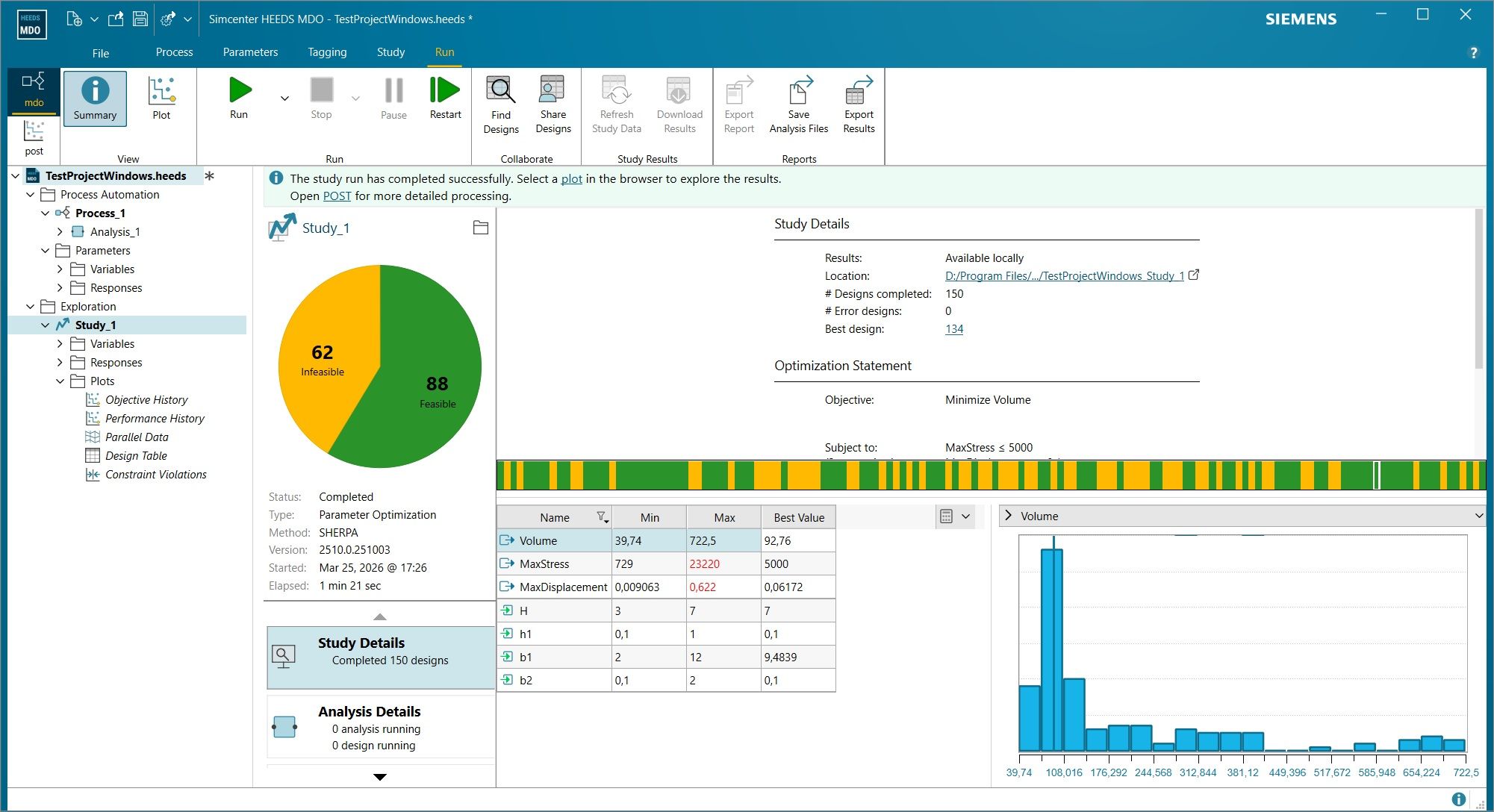 Working with Siemens Simcenter HEEDS MDO 2510.0 full license