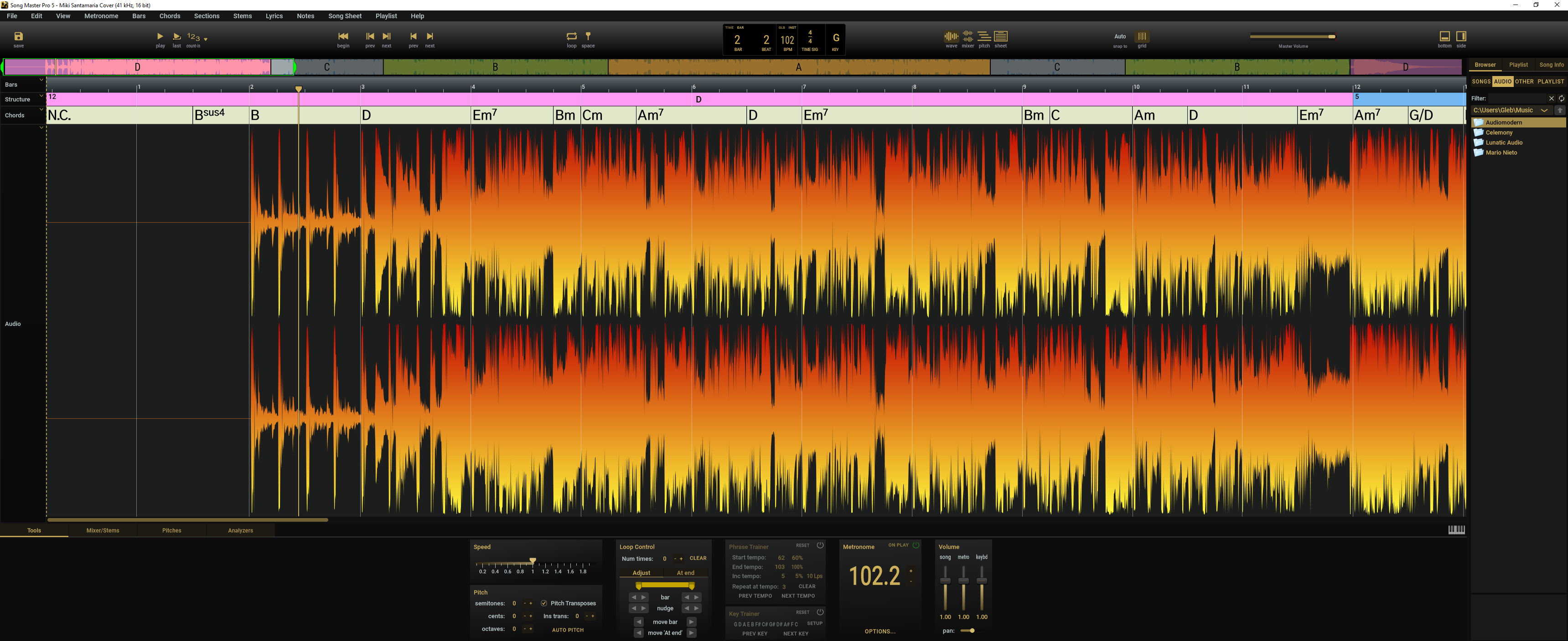 Working with Song Master Pro 5.0.02 x64 full license