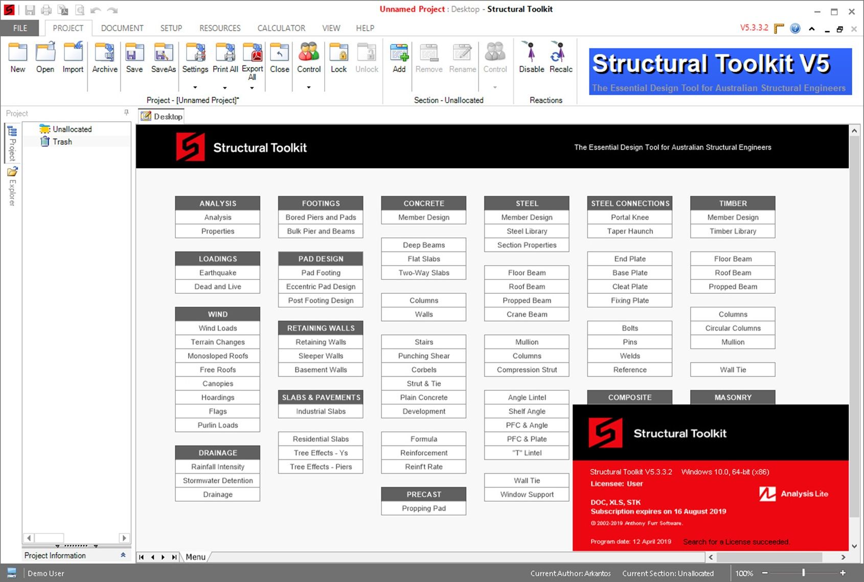 Download Structural Toolkit 5.3.3.2 full license forever Download Structural Toolkit 5.3.3.2 full license forever