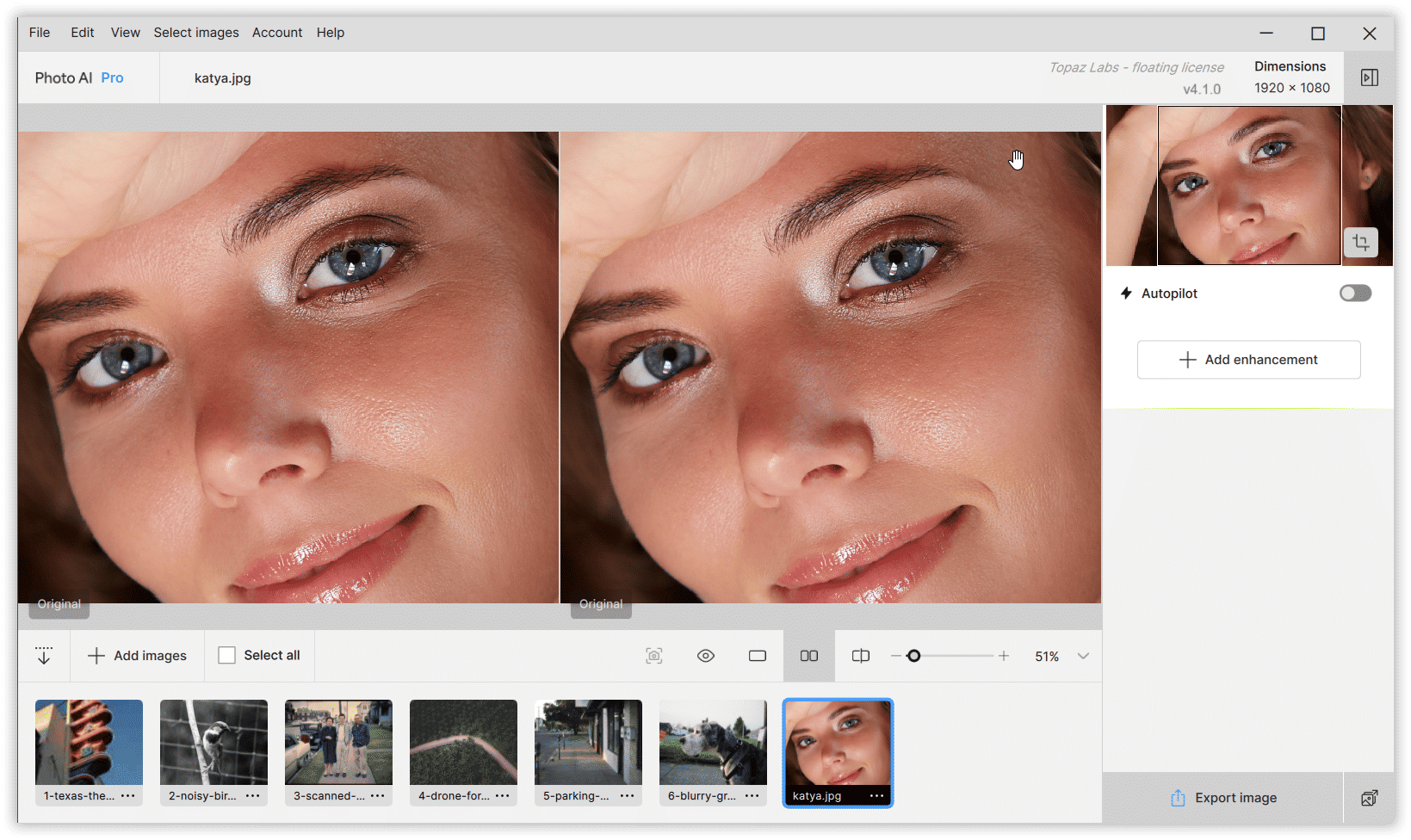 Working with Topaz Photo AI 4.1.0 full license