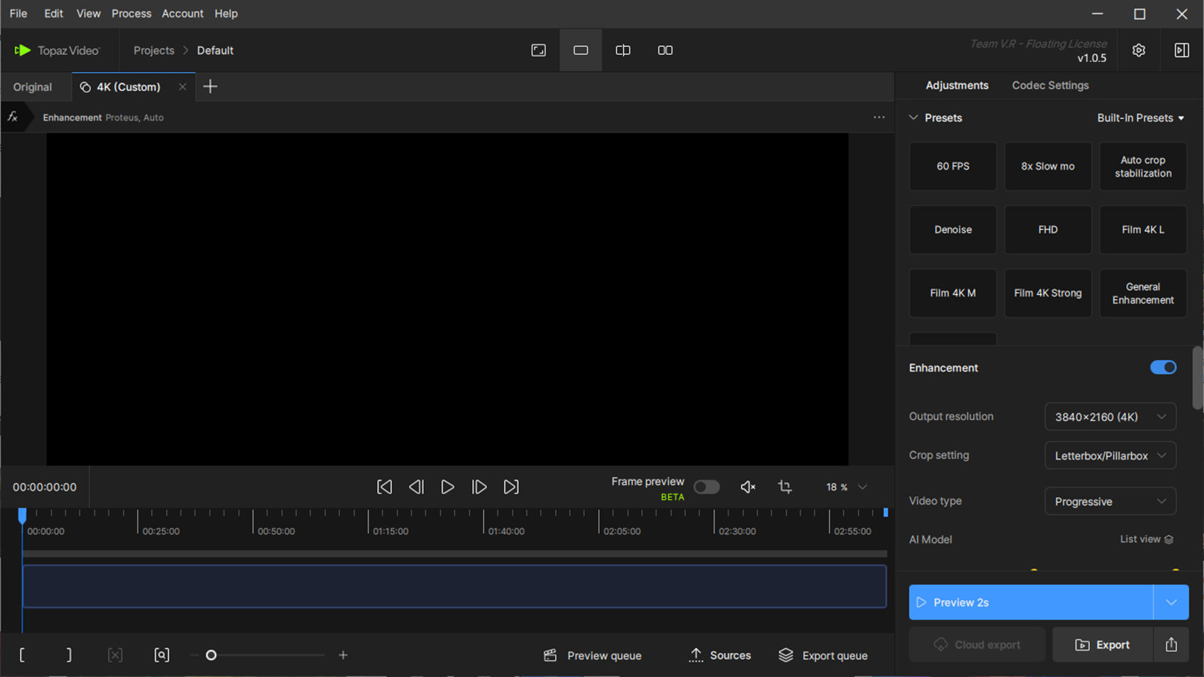 Working with Topaz Video 1.0.5 full activated