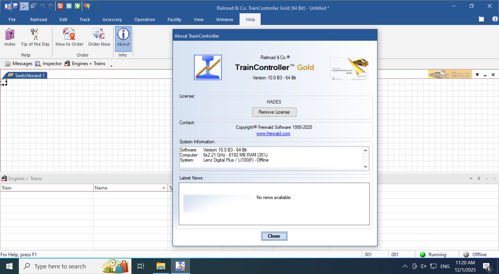 Working with TrainController Gold 10.0 B3 full license Working with TrainController Gold 10.0 B3 full license