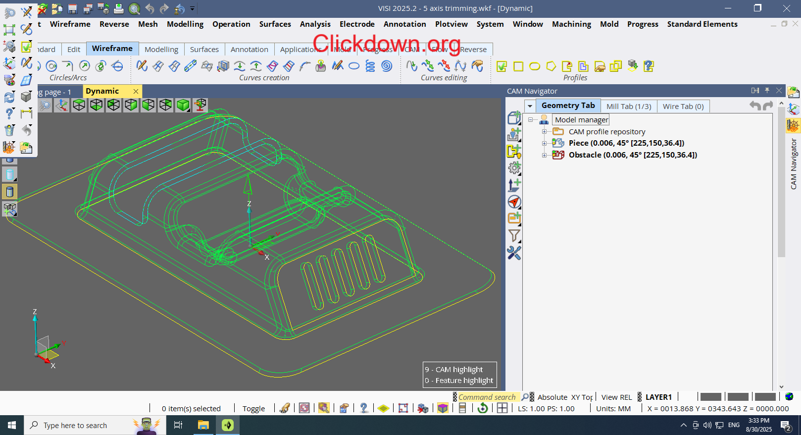 Working with VISI 2025.2 full activated Working with VISI 2025.2 full activated