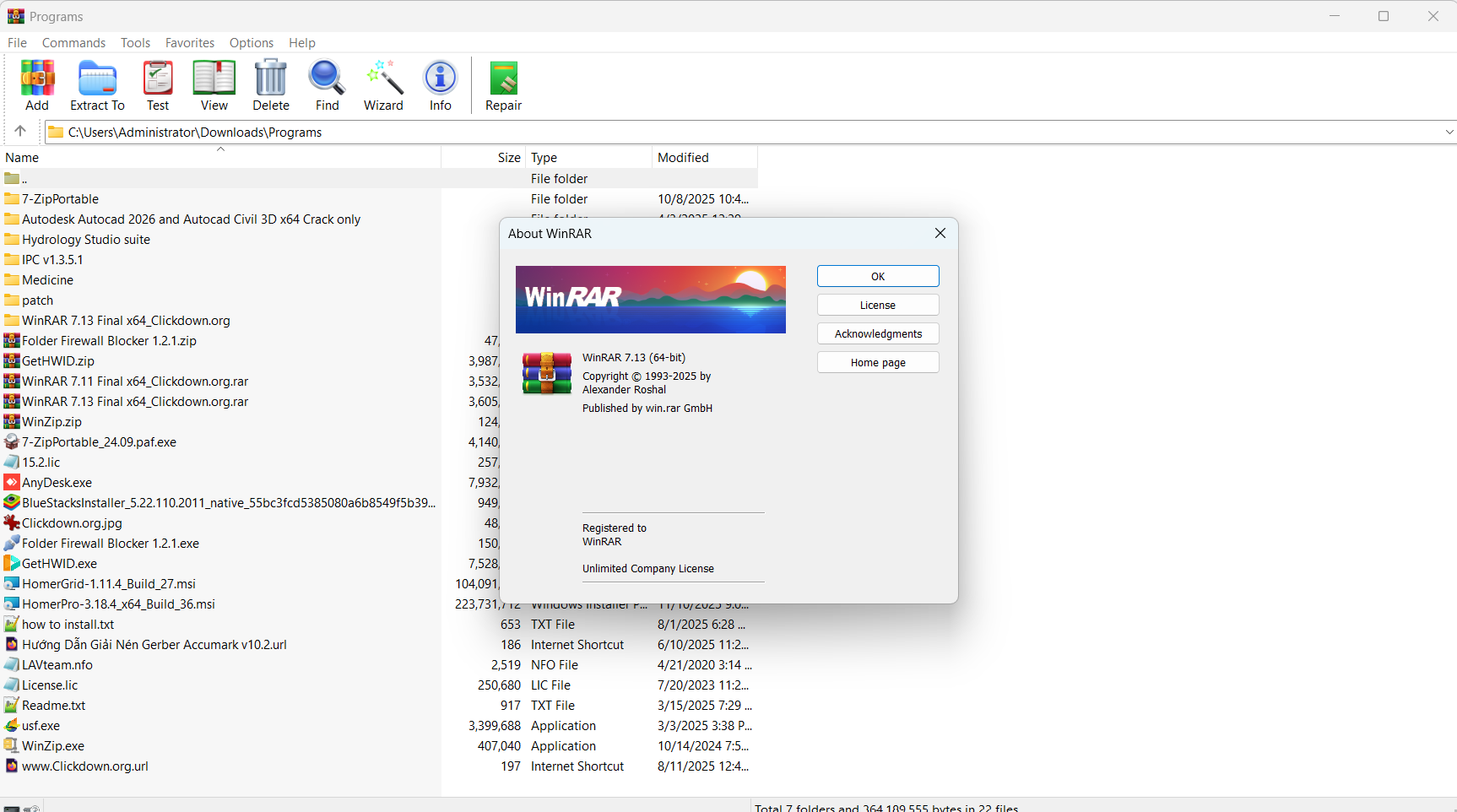 Working with WinRAR 7.13 Final full activated Working with WinRAR 7.13 Final full activated