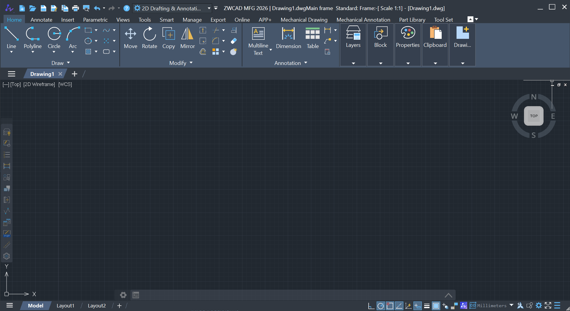 Working with ZWCAD MFG v1.1 full
