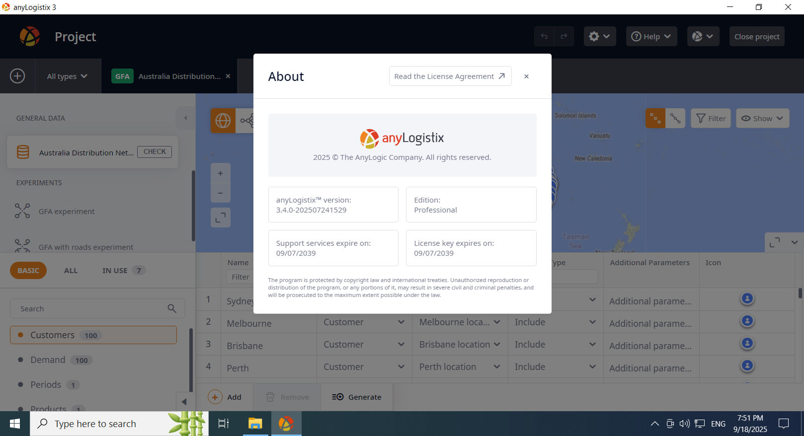 Working with anyLogistix professional 3.4.0 full activated