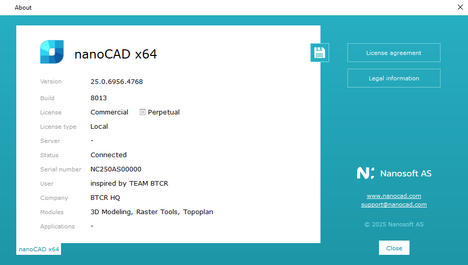 nanoCAD 2025 v25.0.6956.4768 build 8013 full