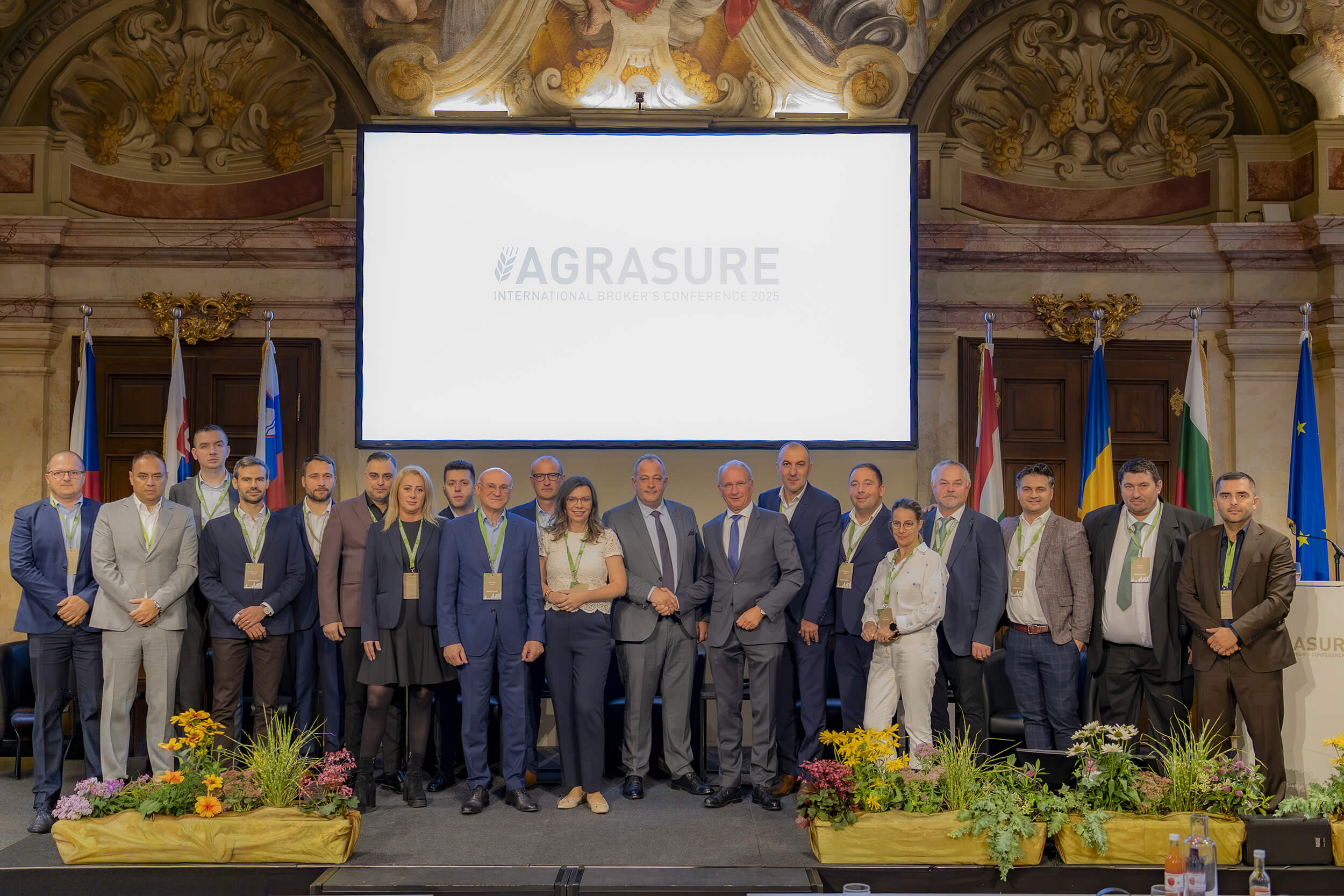 Teilnehmerinnen und Teilnehmer der Agra Asigurări (Rumänien)