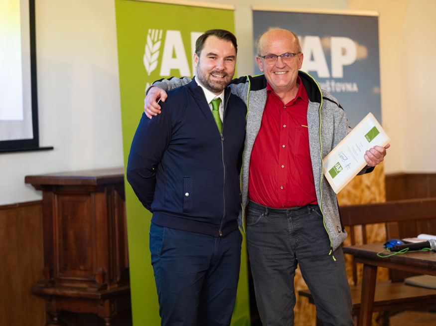 Oceněný V. Pečínka