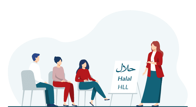 illustrazione formazione halal italia