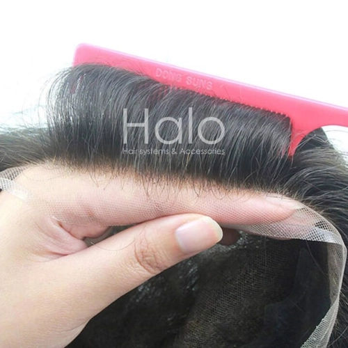 French Lace Hair System Hair Piece thumbnail 3