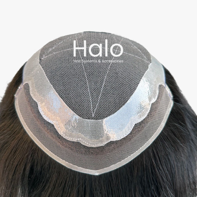 Swiss Lace Hair System Front Lace Hair Piece thumbnail 2