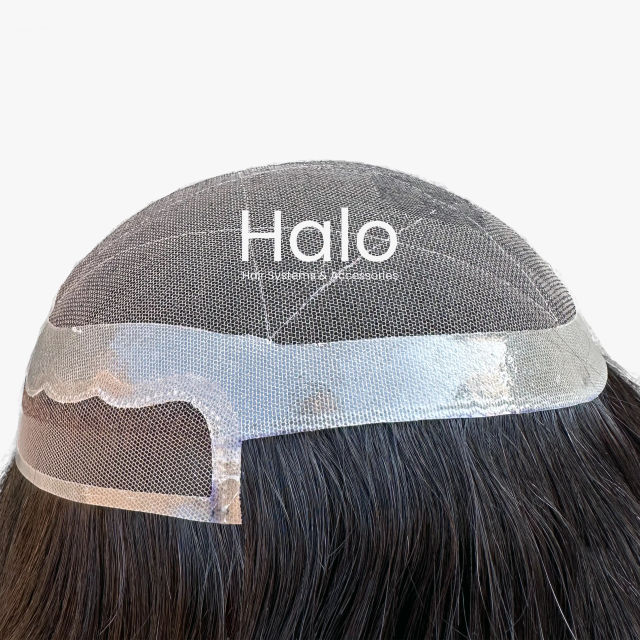 Swiss Lace Hair System Front Lace Hair Piece thumbnail 3