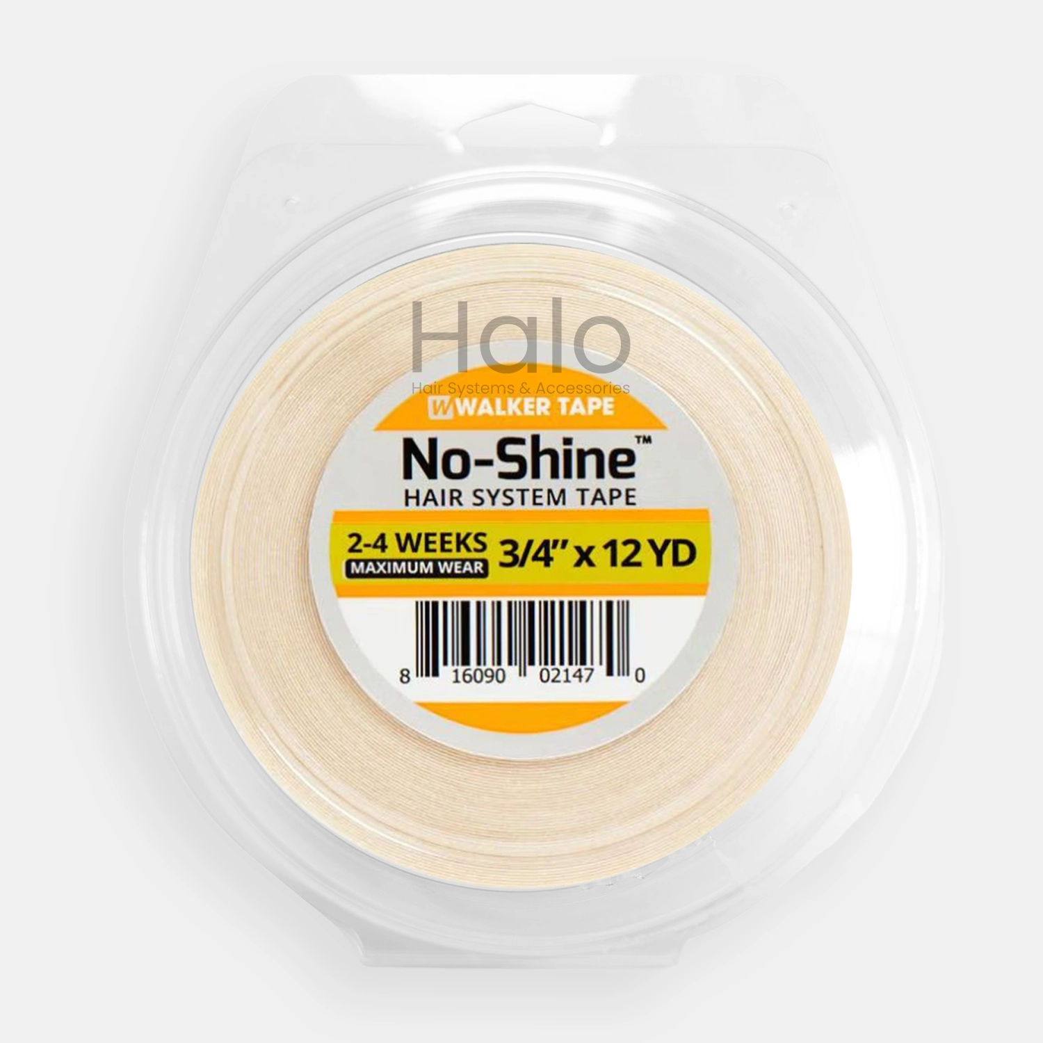 No Shine Hair System Tape 3/4 inches x 12 Yard Roll (36 Feet)