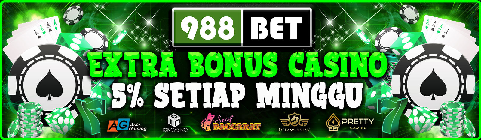 EXTRA BONUS MINGGUAN LIVE CASINO