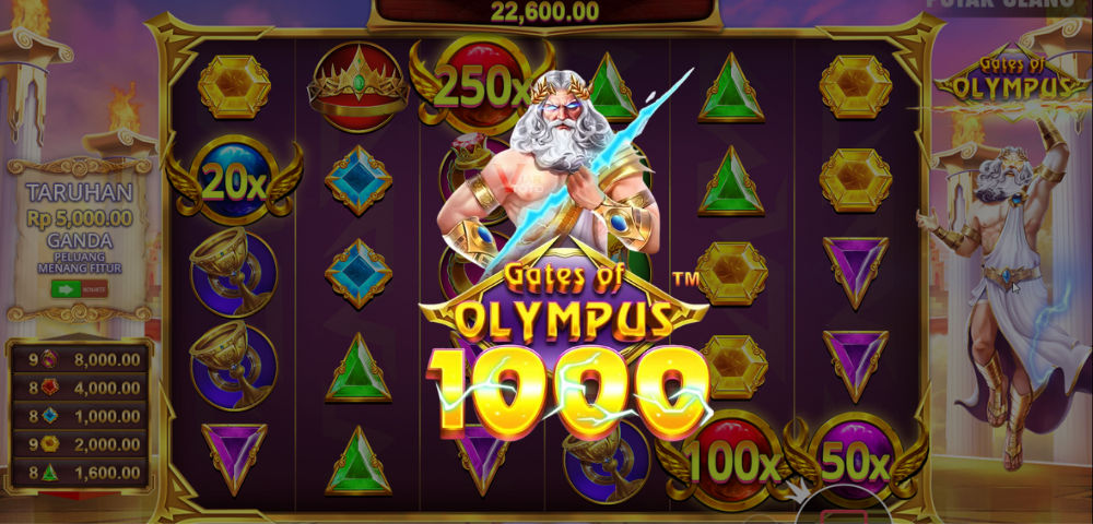 Ancient Egyptian themed slot game with golden pyramids and pharaoh symbols