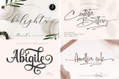 Script Handwriting Font Bundle Preview 5