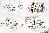 Script Handwriting Font Bundle Preview 6
