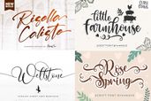 Script Handwriting Font Bundle Preview 8