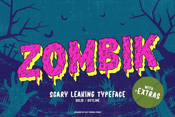 Ultimate Font Zombie that Will Make Your Designs Deadly Good - HansCo